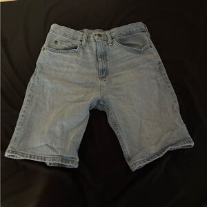 Wrangler Light Blue Jean Shorts for Men